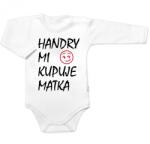 Baby Nellys Hosszú ujjú body, Baby Nellys, fehér Velikost koj. oblečení: 74 (6-9m)