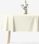 Goldea față de masă teflonată - crem - ovală 140 x 220 cm Fata de masa
