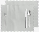 Goldea suporturi farfurii impermeabile - gri - 2 buc 30 x 40 cm Fata de masa