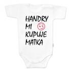 Baby Nellys Rövid ujjú body, Baby Nellys, fehér Velikost koj. oblečení: 74 (6-9m)
