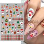 Everin Sticker decor unghii model iarna/Craciun F993 - F890 - EVERIN (F993)