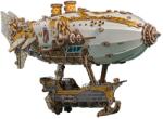 Howcat Puzzle 3D, Dirijabil Mfantasy, alb, HC, lemn, 473 piese