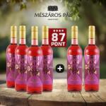 MÉSZÁROS PÁL 4+2 db - Triangulum Gyöngyöző Rozé 2024 - Mészáros - 87 pont **** (0, 75l)