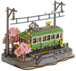 Rolife Puzzle 3D Tramvai Japonez, 223 piese, lemn, 14+