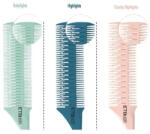 ETB Hair Professional Set Piepteni Pentru Suvite (EH01052)