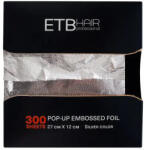 ETB Disposable Folie De Aluminiu Embosată Pretăiată 300 Buc X 27 Cm X 12cm (EH04847)