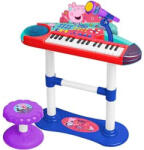 Reig Musicales Keyboard electronic cu microfon si scaunel Peppa Pig (RG2353) - alemax Instrument muzical de jucarie