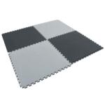Törökország Puzzle Tatami Torna Szönyeg Elem 100 X 100 X 2 Cm Védőszegéllyel Szürke/Fekete (ELG201)