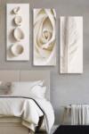 Adana Tablou MDF (3 bucăți) Marvellous, Bej, 50x70 cm (537MRV5186)