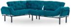 Futon Coltar Extensibil Mocca, Interschimbabil, 100x147x60 cm (859FTN2015) Canapea