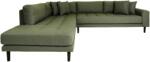 Nordichouse Coltar Lido, stânga, Verde Olive, 257x76x92 cm (NH1301416) Canapea