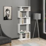 Minima Biblioteca Piramide, Alb, 60x22x160 cm (598MNM1503) Biblioteca