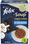 FELIX Soup Tender Strips Halas Válogatás 6 x 48 g