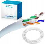 Extralink CAT6 UTP (U/UTP) Interior | Cablu de rețea cu fire împletite | 50M (EX.32358)