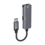 Tech-Protect Ultraboost USB-C - 3, 5mm jack átalakító adapter fekete (127985) (t127985)