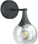 Keter Lighting Aplică STAR 1xE27/60W/230V negru/transparent (KE0173)