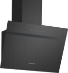 Siemens Hota de perete SIEMENS LC65KDK60 iQ100, hota de bucata pentru montare pe perete, 60cm latime, nivel intensiv, iluminare LED, touchControl, filtru de grasime metalic, negru (LC65KDK60) Hota