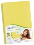 BELLATEX Jersey lepedő, 140×200 cm, sárga (449)