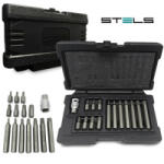 STELS HEX- 1/2 15db CrV csavarbehajtó bit készlet kofferben (113139) (113139)