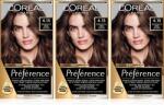 L'Oréal L'ORÉAL PARIS Préférence 4.15 Intenzív mélybarna 3 × (VLS275ss)