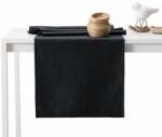 AmeliaHome Asztalterítő Gaia fekete dombornyomott 115x250+35x250 AmeliaHome