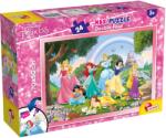 Lisciani Puzzle cu două fețe Lisciani de colorat din 24 piese - Lumea curcubeului (74082) Puzzle