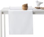 AmeliaHome Asztalterítő Empire fehér sima klasszikus 115x300+30x300 AmeliaHome