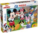 Lisciani Puzzle cu două fețe Lisciani de colorat din 24 piese - Mickey Mouse (109692) Puzzle