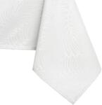 AmeliaHome Asztalterítő Gaia fehér dombornyomott 155x200 owal AmeliaHome