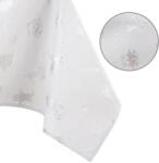 AmeliaHome Asztalterítő CHRISTMAS STORY fehér nyomott motívum ünnepi 140x200 ameliahome