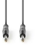Nedis COTH23000GY50 félprofi audio kábel, 2 x 6, 35mm mono jack dugó, hossz 5m, rugalmas (COTH23000GY50)