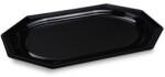 WIMEX Tavă (rPET) ovală neagră 45 x 30, 2 cm [10 buc] Castron