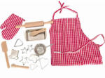 Woodyland Set de bucătărie Woody Baking cu matrițe și șorț (91125) Bucatarie copii