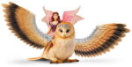 Schleich Zână Schleich pe o bufniță zburătoare (102670789) Figurina