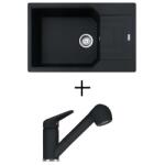Franke UBG 611-78 BB + FRANKE FC 9547 CSAPTELEP - onyx (114.0700.105 + 115.0470.675)