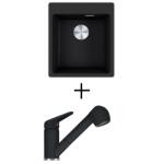 Franke MRG 610-39 FTL + FRANKE FC 9547 CSAPTELEP - onyx (114.0661.451 + 115.0470.675)