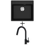 Franke MRG 610-52 RTL + FRANKE FC 6051 LINA CSAPTELEP - onyx (114.0661.385 + 115.0626.055)