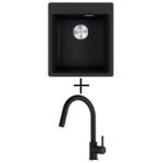 Franke MRG 610-39 FTL + FRANKE FC 6051 LINA CSAPTELEP - onyx (114.0661.451 + 115.0626.055)