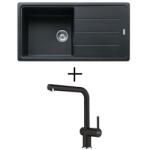  FRANKE BFG 611 + FRANKE FN 6100 ACTIVE NEW CSAPTELEP - onyx (114.0285.305 + 115.0653.373)