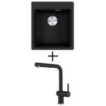 Franke MRG 610-39 FTL + FRANKE FN 6110 ACTIVE NEW CSAPTELEP - onyx (114.0661.451 + 115.0653.384)