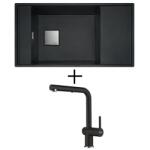 Franke FSG 611-88 + FRANKE FN 6110 ACTIVE NEW CSAPTELEP - Onyx (114.0616.906 + 115.0653.384)