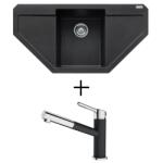 Franke MRG 612 E + FRANKE FC 3055 ORBIT CSAPTELEP - onyx (114.0250.569 + 115.0623.057)