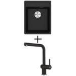 Franke MRG 610-37 RTL + FRANKE FN 6100 ACTIVE NEW CSAPTELEP - onyx (114.0661.441 + 115.0653.373)