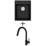 Franke MRG 610-37 RTL + FRANKE FC 6051 LINA CSAPTELEP - onyx (114.0661.441 + 115.0626.055)
