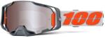  100% ARMEGA Silver motokrossz szemüveg ezüst HIPER plexivel