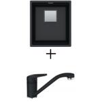 Franke KNG 110-37 + FRANKE FC 9541 CSAPTELEP - Onyx (125.0670.900 + 115.0470.661)