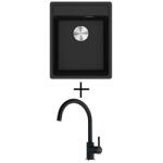 Franke MRG 610-37 RTL + FRANKE FC 6018 LINA CSAPTELEP - onyx (114.0661.441 + 115.0626.020)