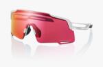Shimano Equinox EQNX5 cserélhető lencsés sportszemüveg, matt fehér, piros lencsével