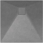 Lavre OLDA Kőhatású Zuhanytálca - Szürke, 80x80 cm (OL-80/80G) - watermarkt