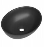 Gamma NEGRA Pultra Szerelhető Mosdókagyló - 410x330x150 mm, Fekete (UC-NEGRA)